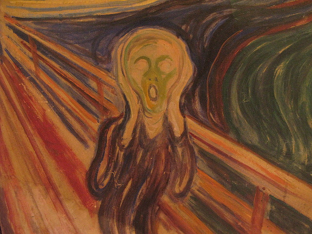Photo of The Scream by Van Gogh