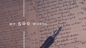 My 500 Words Widget