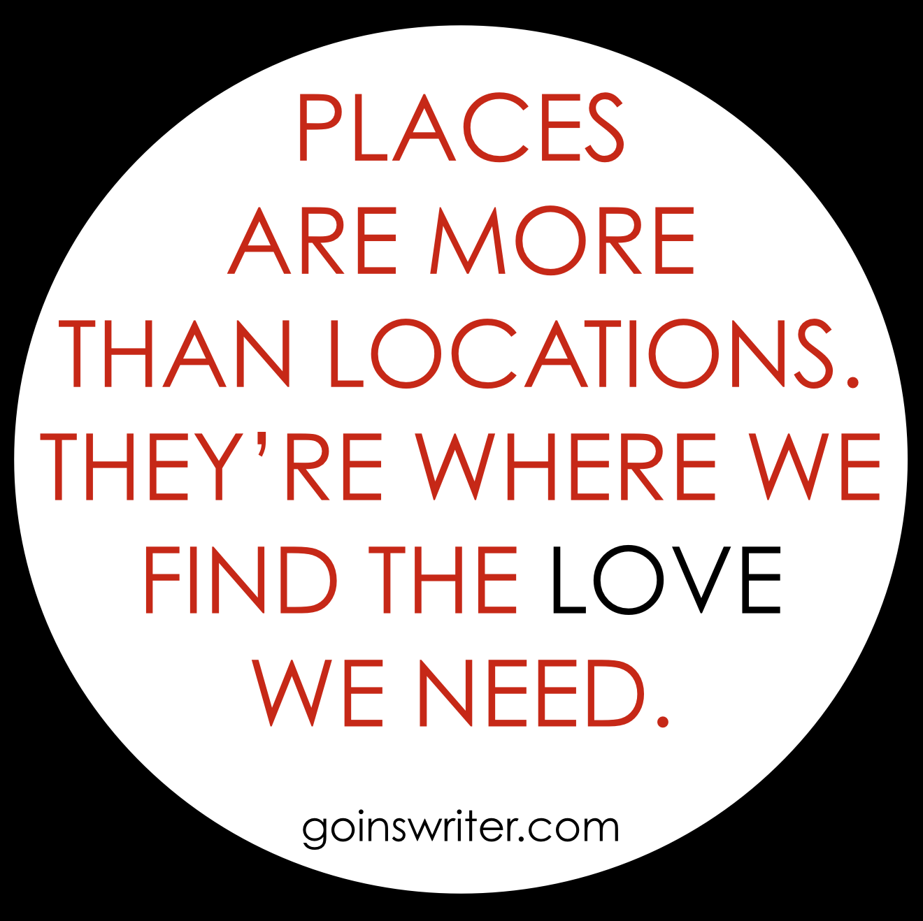 Places quote